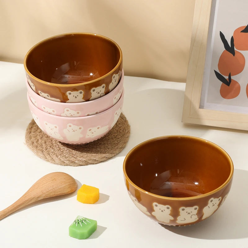Kawaii Bear Rice Bowl