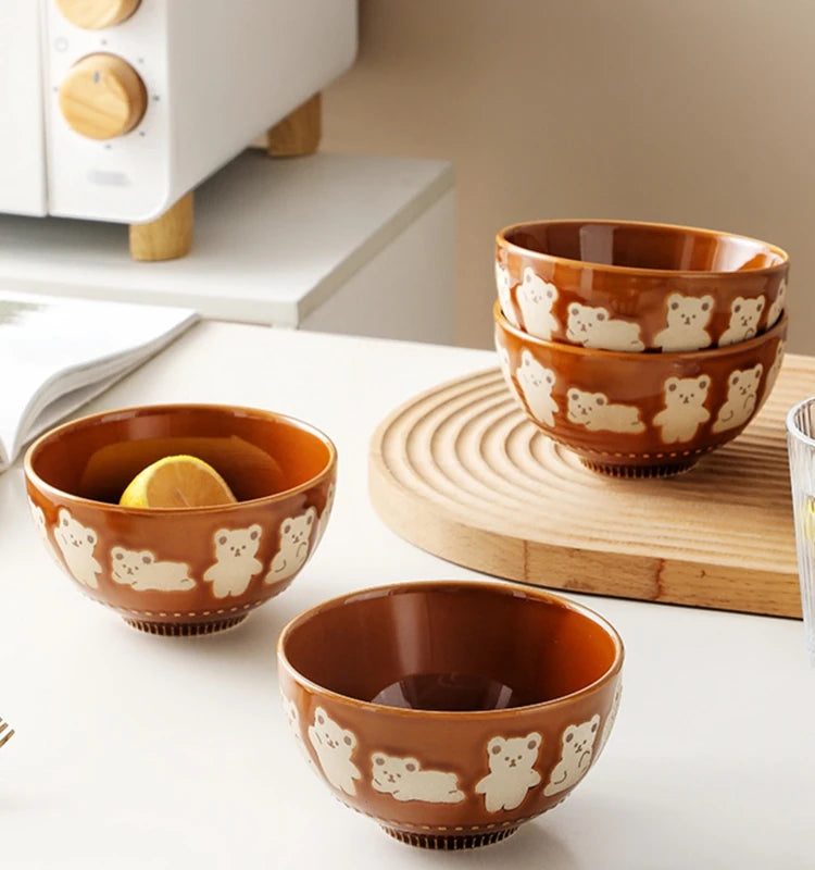 Kawaii Bear Rice Bowl